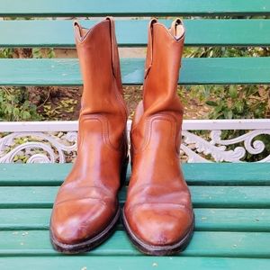 Frye | Men's 9D Brown Leather Cowboy Boots